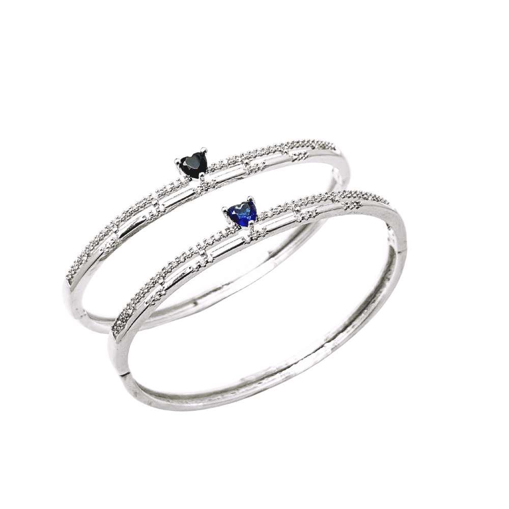 Blue Heart Crystal Bracelet