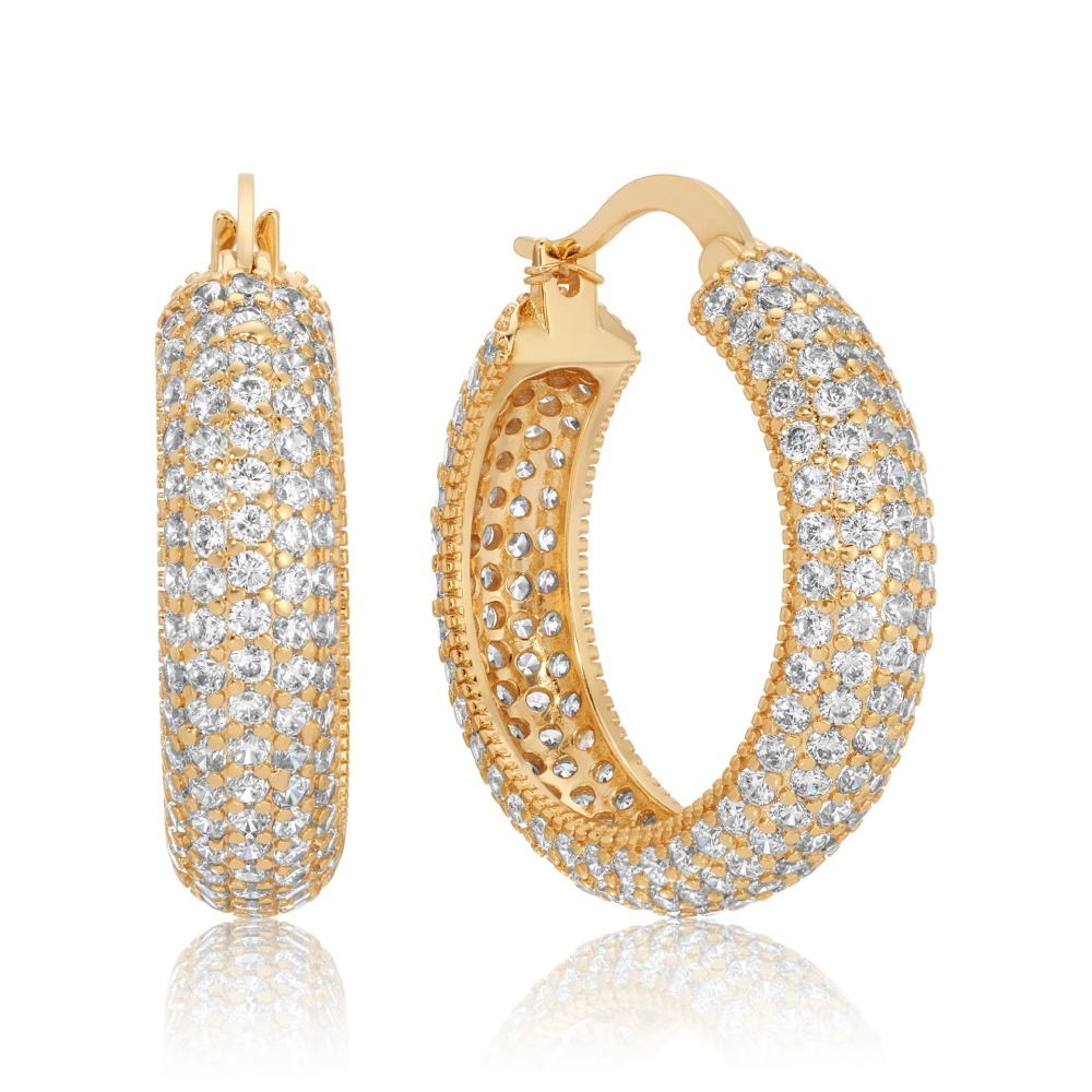 Royal Spark Hoops Earring
