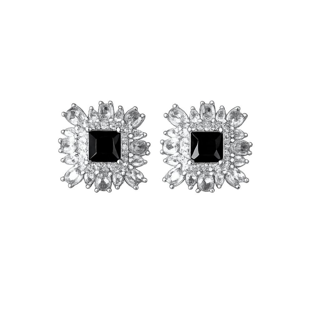Obsidian Earring