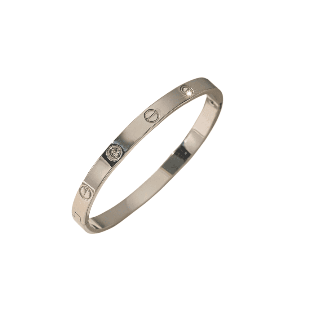 Love Bangle In Silver
