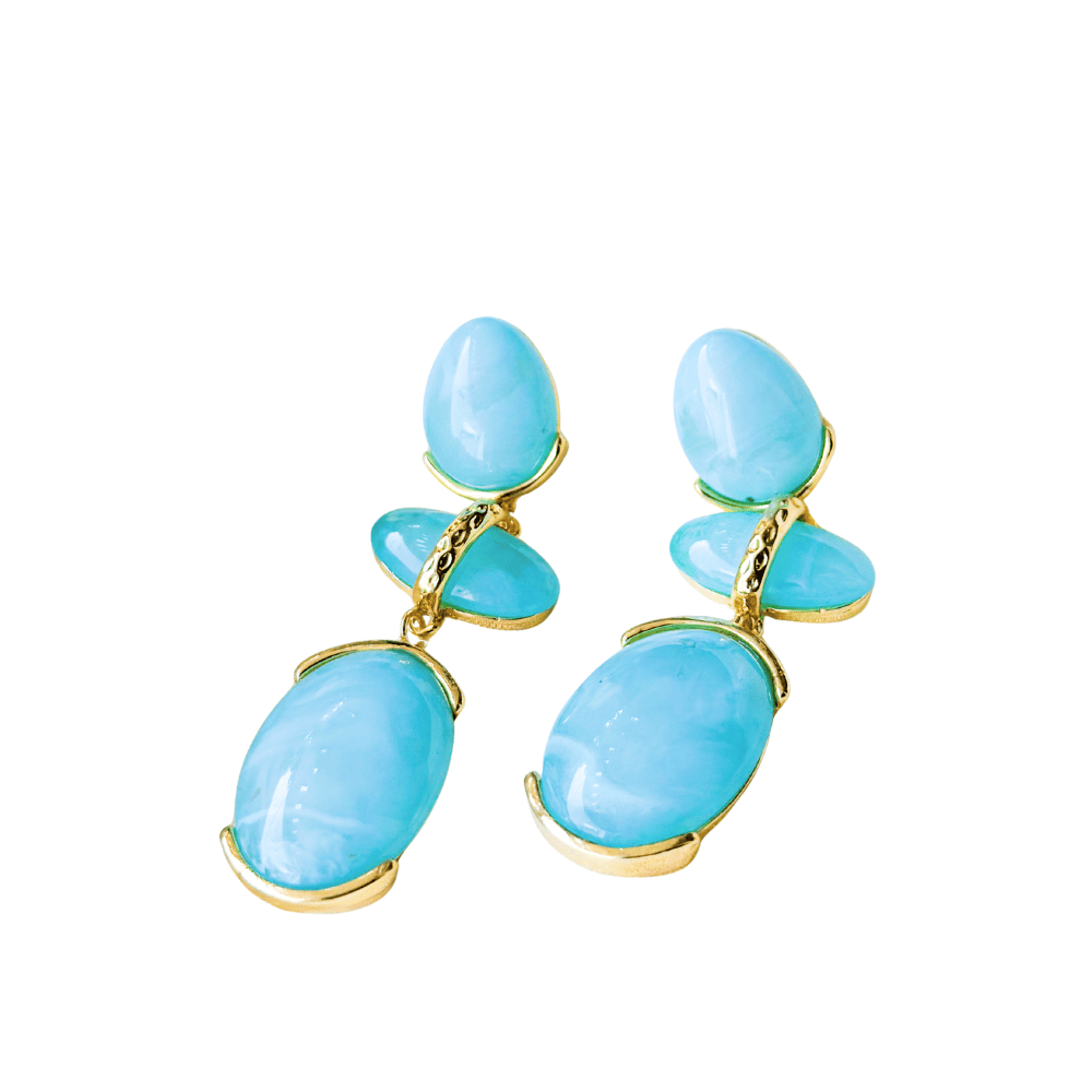 Ocean Glow Blue Earring
