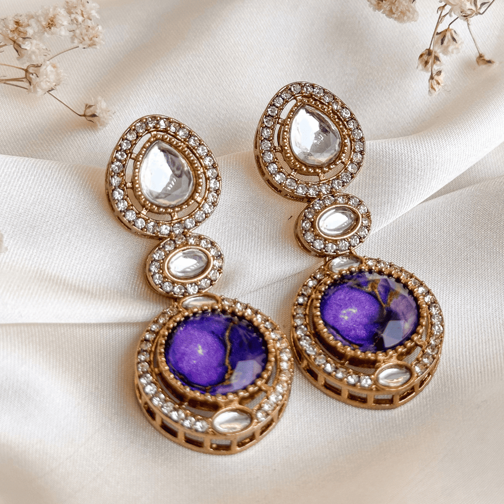 Shabnam Purple Jewelry